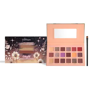 Eelhope "18-Color Eyeshadow Palette – Multi-Use Eye Makeup with Vibrant Shades and Shimmer for Everyday Looks"