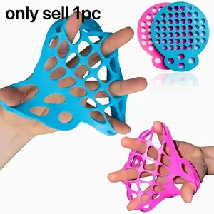 New Adjustable Finger Stretcher - Hand Grip Strengthener & Finger Flexibility Exercise Net for Enhanced Grip Strength, Wrist Pain Relief & Quick Recovery | Perfect for Office Workers, Gamers, Musicians & Athletes | Durable Silicone, Portable Design