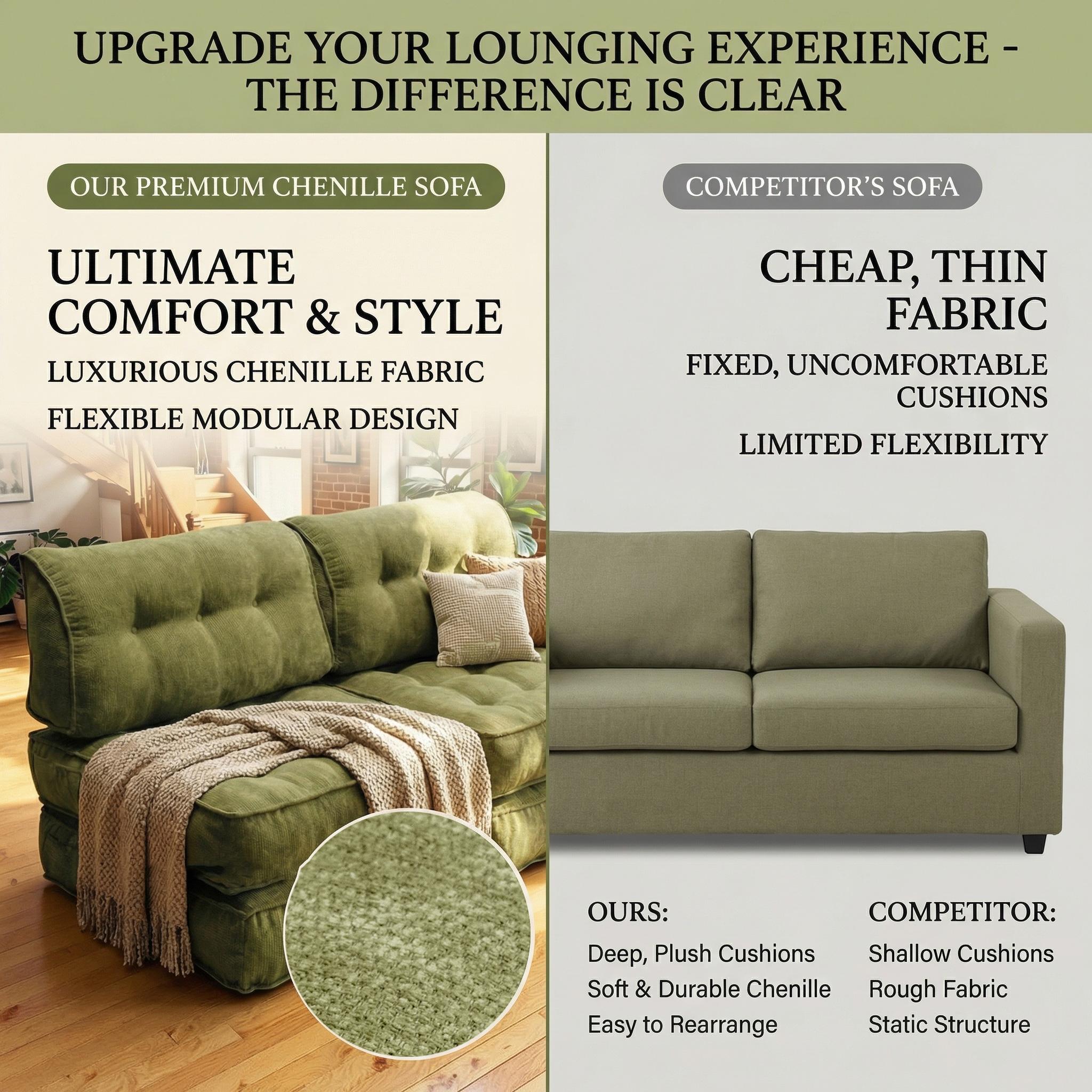 2-in-1 convertible sofa bed, foldable design, modern soft and comfortable corduroy fabric high-density memory sponge filling, small living room, bedroom, and lounge sofa