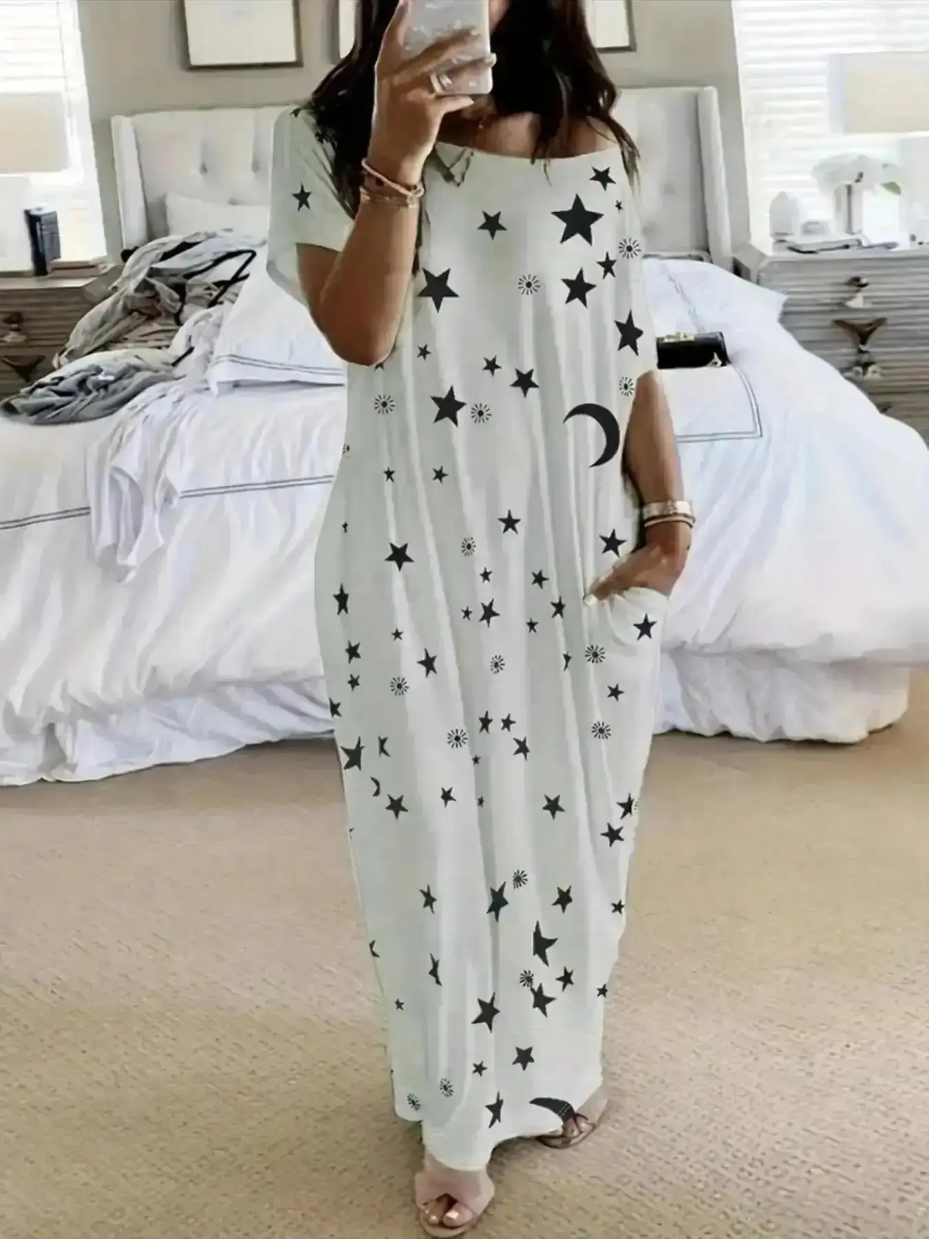 2026 Women's Online Letter Heart Print Tee and Pants Two-piece Set, Round Neck Long Sleeve T-shirt and Trousers for Spring and Fall, Cold Weather, Layer, Knitted Chic, Layering Piece, Flattering Fit for Any Body Type