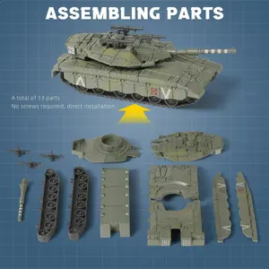 Meckawa Plastic Model Tank Kit, DIY Assembly & Collection Toy, Ideal Holiday Gift for Hobbyists, Premium Quality Plastic Models