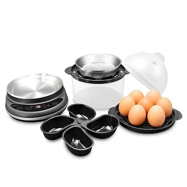 Elite Cuisine Programmable 2-Tier 14 Egg Cooker/Steamer Elite Cuisine Programmable 2-Tier 14 Egg Cooker/Steamer