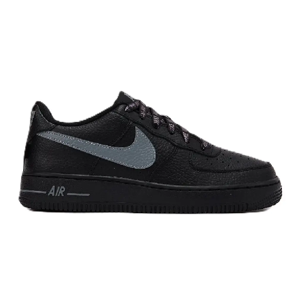 Youth Nike Air Force 1 Low Js Black/Smoke Grey (IR0270 001) (GS)