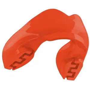SafeJawz ORTHO Protective Sports Mouth Guard for Braces with Case for Boxing, Basketball, Lacrosse, Football, MMA, Hockey - RED