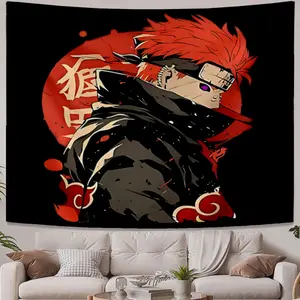 Vintage Style Anime character Pain  Cool Tapestries Bedroom bedside wall covering tapestry