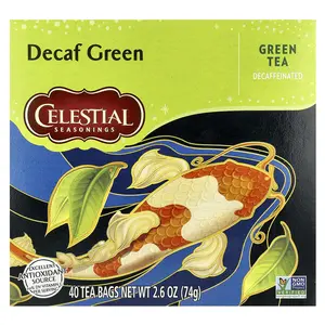 Celestial Seasonings Green Tea, Decaf, 40 Tea Bags, 2.6 oz (74 g)