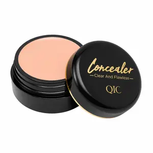 Face & Under Eye Concealer Balm, Full Coverage Matte Cream, Lightweight Buildable Formula, Covers Dark Circles, Acne Scars & Spots, Waterproof Long Wear for Daily and Professional Makeup