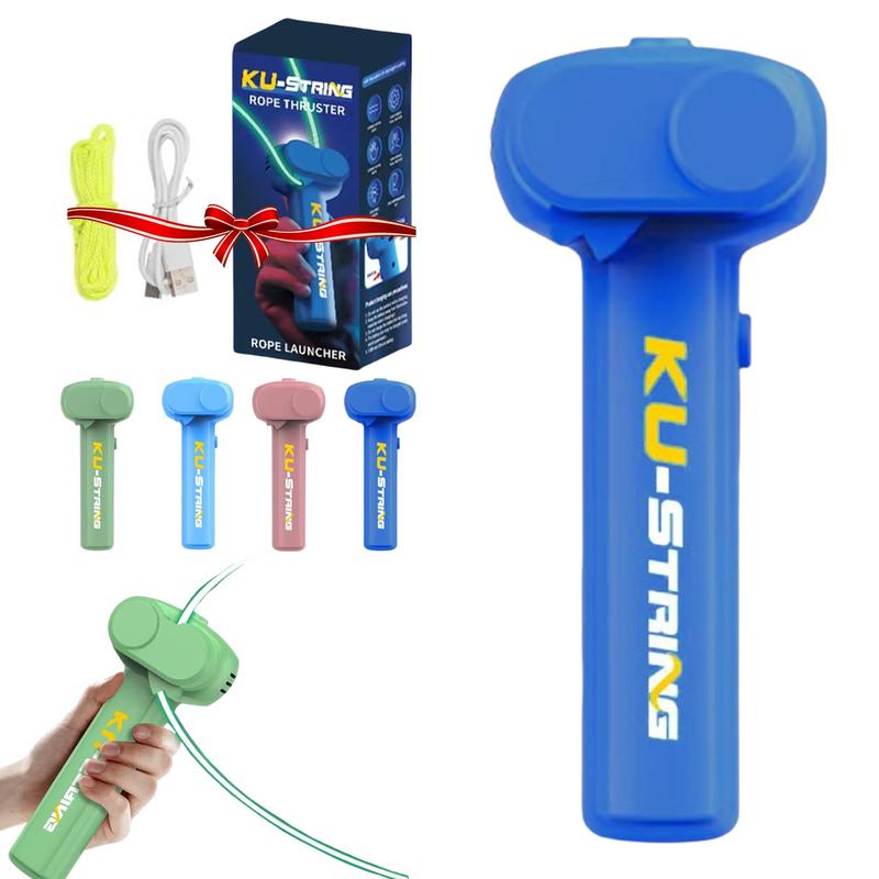 String Rope Thruster Rope Thruster Toy, Usb Rechargeable String Launcher, Handheld String ...