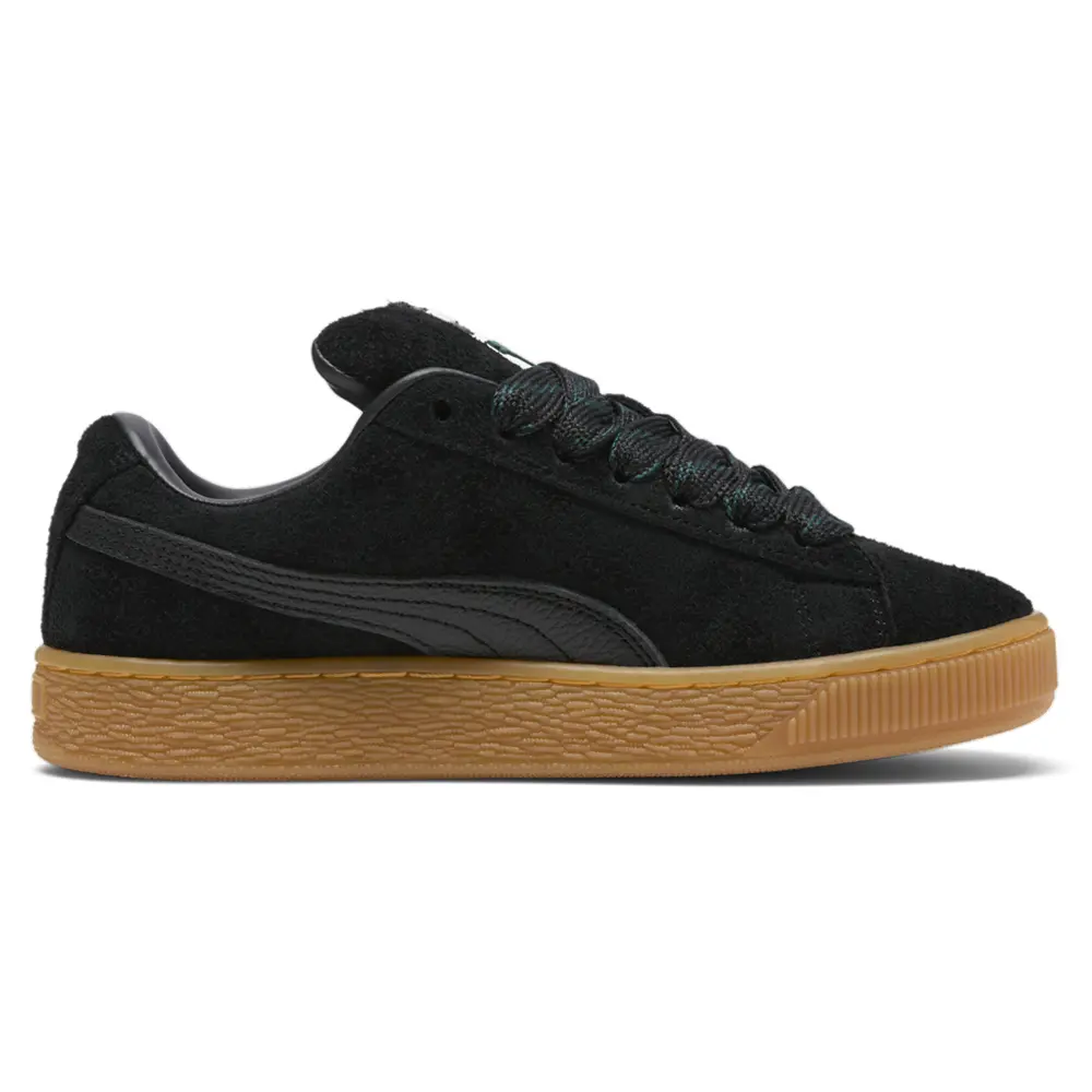 PUMA Womens Suede Xl Flecked Lace Up Sneakers Shoes Casual - Black