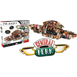 Friends Central Perk & Collage 600 Piece 2 Sided Die Cut Jigsaw Puzzle
