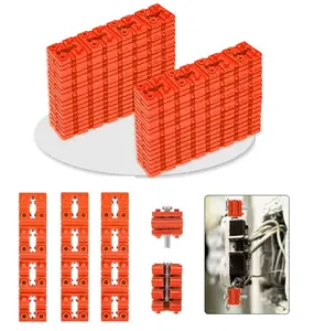 [FLASH SALE] 100pcs Outlet Spacers for Electrical Box, Electrical Outlet Spacers Shims Switch and Receptacle Spacer Socket Electrical Box Extender for Loose Outlet Electric Switch (Orange)