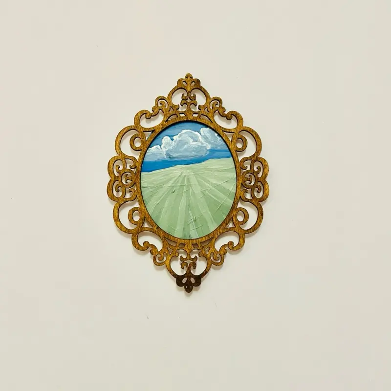 Artistic Framed Print Decoration Outlet Cover for Room, Home Decor Wall Accessory