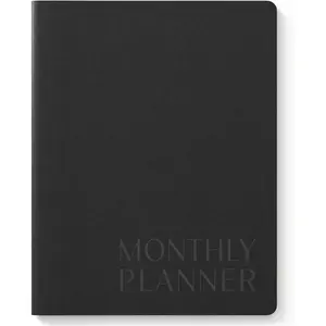 Monthly Planner 2026-2027,  16 Months Calendar Planner from March 2026 to June 2027, 8.5"x11", Stitched Binding, Soft Cover, Large Monthly Personal Planner for School Plan, Study and Schedule, Black