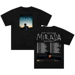Ivan Cornejo Mirada 2025 Tour Unisex Short-Sleeve Crewneck Cotton Streetwear Tee Vintage Graphic Tee Unisex Casual for Men & Women