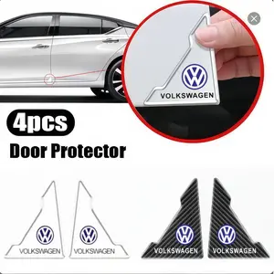 4pcs Car Door Corner Protector, Anti-Scratch Door Edge Guards, Universal Fit for Volkswagen Models, Automotive Accessories