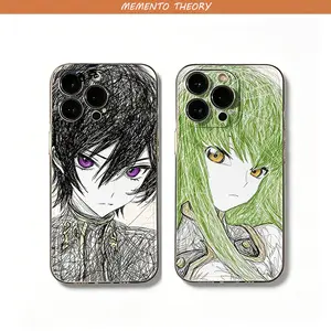 comic Code G-Geass Clear Soft Case,Stylish & Durable Christmas Gift: Fashionable Phone Case for iPhone 11-17– Perfect Blend of Protection and Trend