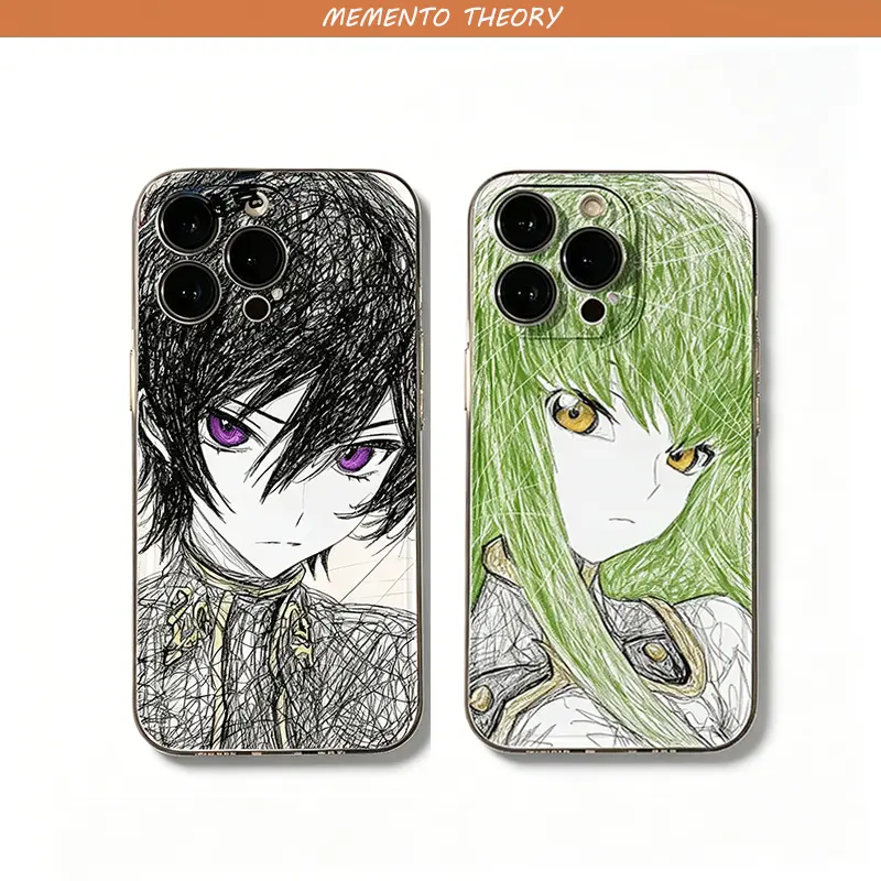 comic Code G-Geass Clear Soft Case,Stylish & Durable Christmas Gift: Fashionable Phone Case for iPhone 11-17– Perfect Blend of Protection and Trend