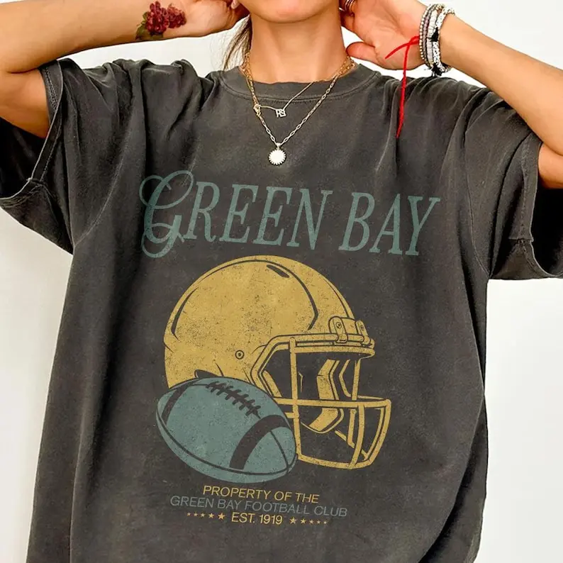 Green Bay Football Vintage Shirt, Retro Green Bay Football 90s Shirt, Game Day Tee