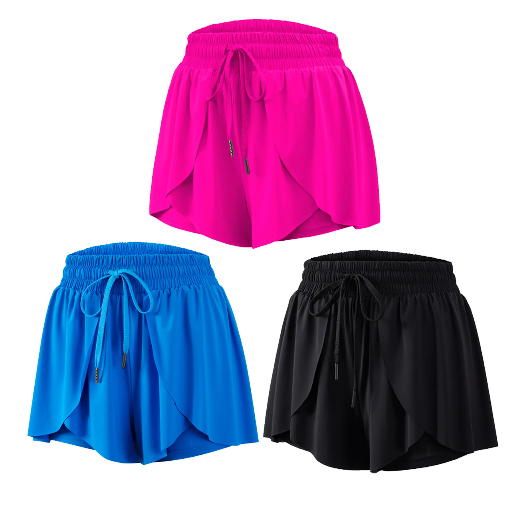 Rose pink+Blue+Black