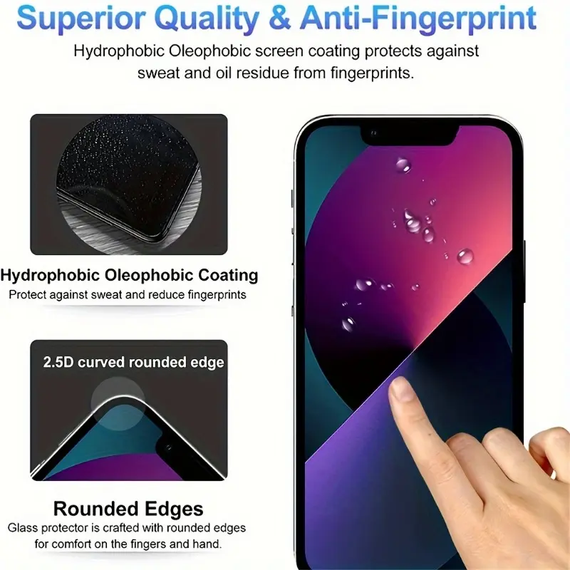 4-piece 2025 hot-selling HD full-coverage screen protector for iPhone 16 15 14 13 12 11 Pro Max tempered glass, protective glass 4-piece 2025 hot-selling HD full-coverage screen protector for iPhone 16 15 14 13 12 11 Pro Max tempered glass, protective glass