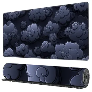 BHJLAXR Cloud Pattern Mouse Pad, Rectangle Gaming Mouse Pad, Office Desk Keyboard Mat for Home Office Desk