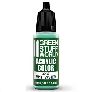 Green Stuff World for Models and Miniatures Acrylic Color Mint Twister 3237