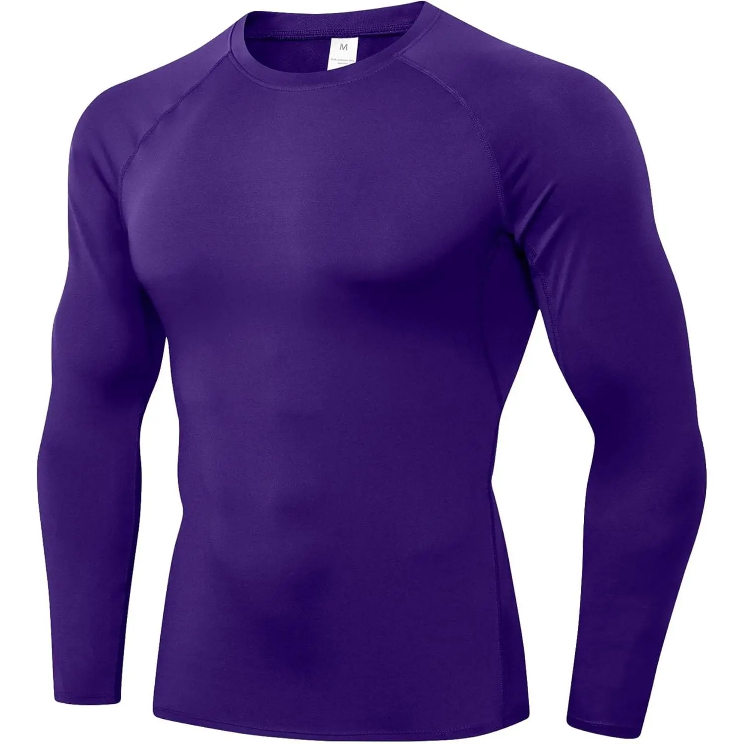 1 or 3 Pack Men's Compression Shirts Long Sleeve Workout Gym T-Shirt Running Top Cool Dry Sports Baselayer Undershirts