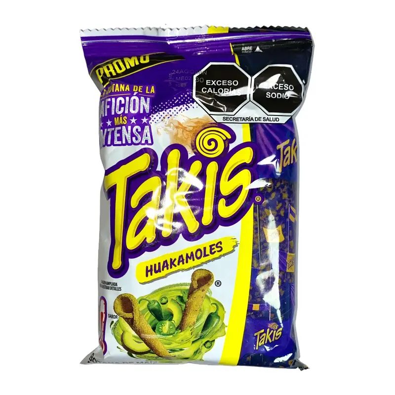 10 - PK TAKIS -  Chips -70 GRAMS PER BAG- Snack Crispy Crunchy Bite - MEXICAN CHIPS - PAPITAS MEXICANAS - SABRITAS
