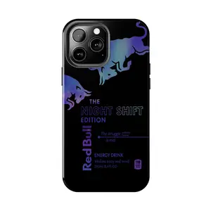 Red& bull Night Shift Holographic Phone Case Compatible with iPhone 17 16 15Pro, 14, 13, 12, 11, 8, XR Mini, Pro Max, Plus & SAMSUNG GALAXY 21 S22 S23 S24 25 ULTRA PLUS Accessories Protection unisex