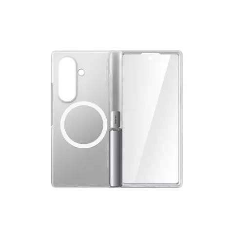 i-Blason Premium Magnetic Foldable Metal Smartphone Case for Samsung Galaxy Z Fold 7 - Fold 7-specific Fit, 9H Hardness Tempered Glass Screen Protector, Touch-Responsive Layer, Kickstand, Hinge Protector, MagSafe Compatible Accessories
