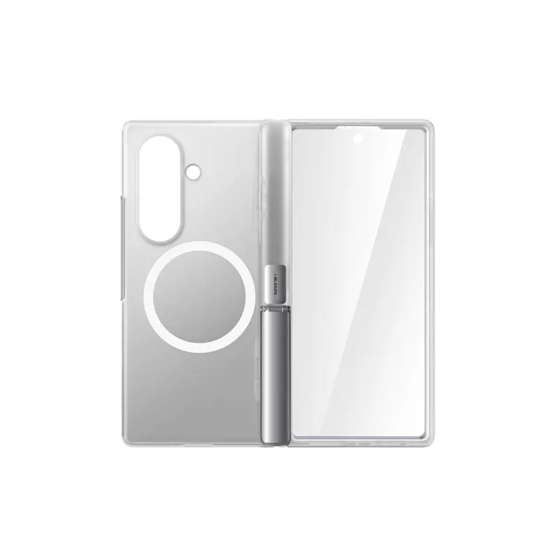 i-Blason Premium Magnetic Foldable Metal Smartphone Case for Samsung Galaxy Z Fold 7 - Fold 7-specific Fit, 9H Hardness Tempered Glass Screen Protector, Touch-Responsive Layer, Kickstand, Hinge Protector, MagSafe Compatible Accessories