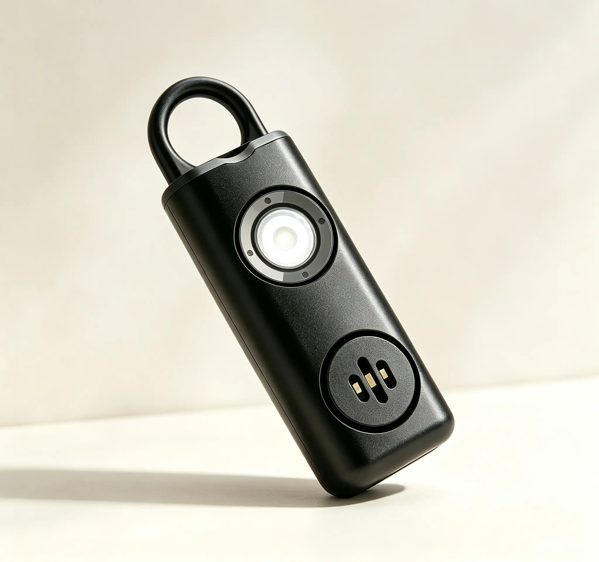 Unisex Small Plastic 130dB Sound Emergency SOS Alarm Keychain with Dual Strobe Light, Personal Safety Self-Defense Tool for Outdoor & Daily Use (Home Supplies, Party Bags & Gifts)