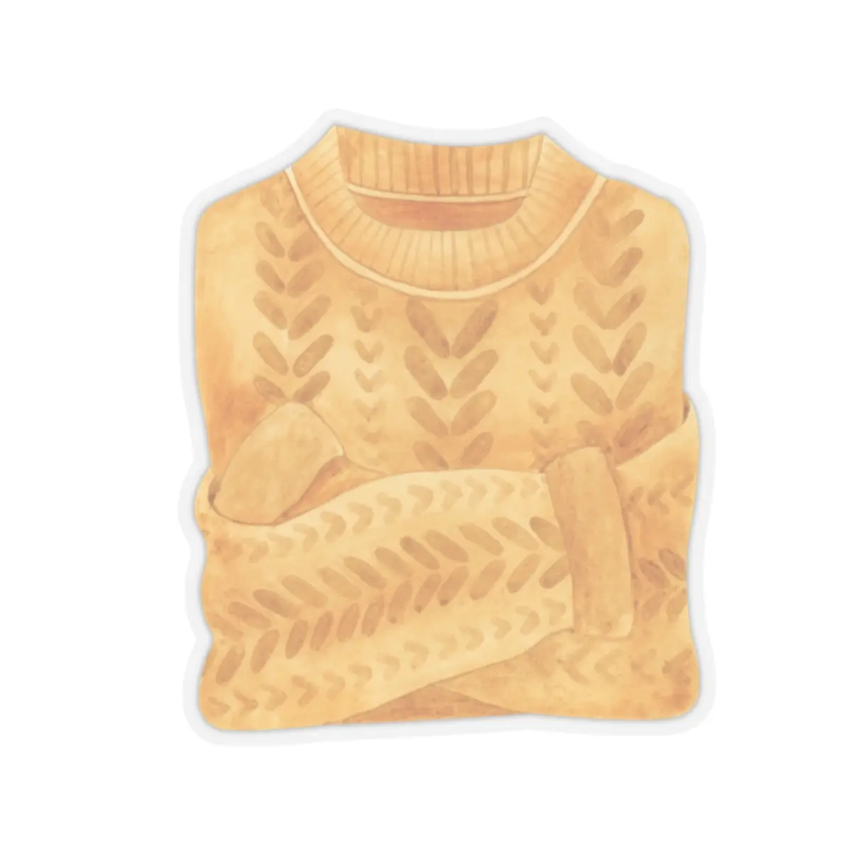 Yellow Sweater Sticker sticker obsession