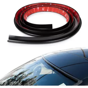 Windshield Rain Gutter - RV Rain Gutter with Strong 3M Adhesive Patch for Easy and Strong Installation - Flexible and Durable RV Drip Rails - 0.875" Wide, 6 Ft Long