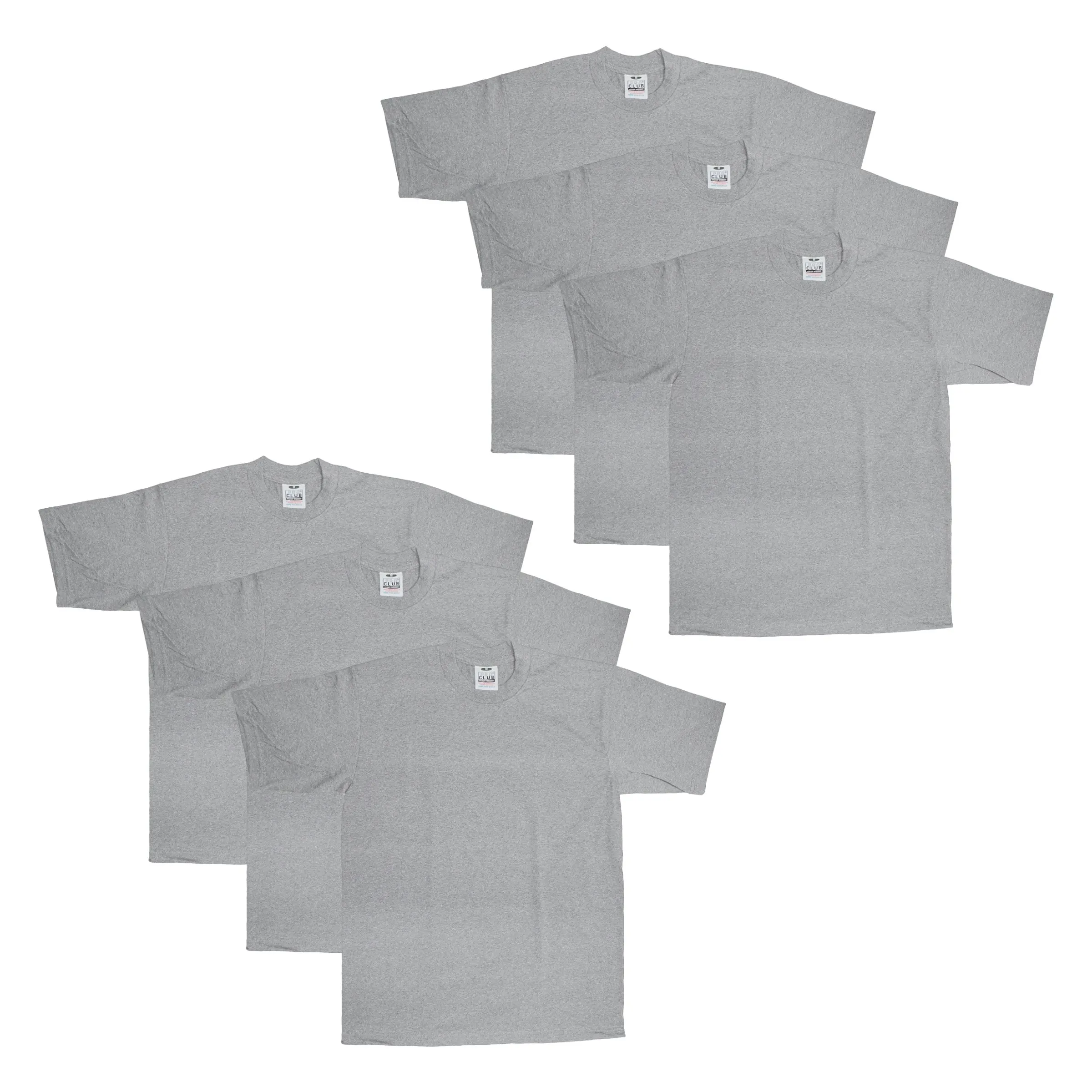 6 Pack - Heather Grey
