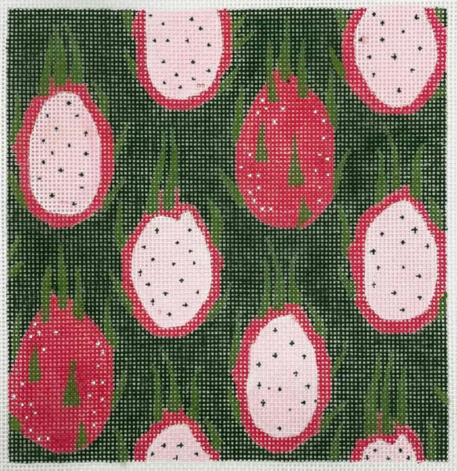 Dragonfruit Print Fabric Base, Textile for Home, Room & House Decor, Room Decor