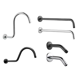 Stainless Steel Shower Arm, Shower Head Extension Arm, Bathroom Shower Accessories, Bathroom Fixture Sets, Shower Head Replacement