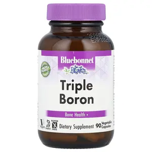 Bluebonnet Nutrition Triple Boron, 90 Vegetable Capsules (3 mg per Capsule)