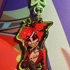 Alastor Exposed?! || Double-sided Acrylic Keychain || Hazbin Hotel S2 Inspired