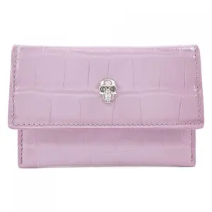 Pre-owned Alexander McQueen Others Small Leather Goods Leather Card Case