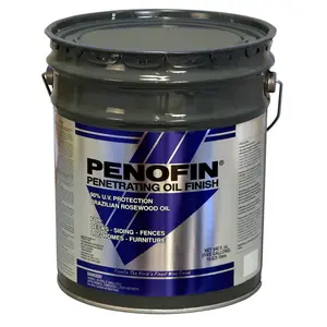 Penofin 1675263 5 Gal Blue Semi-Transparent Oil-Based Wood Stain, Sable
