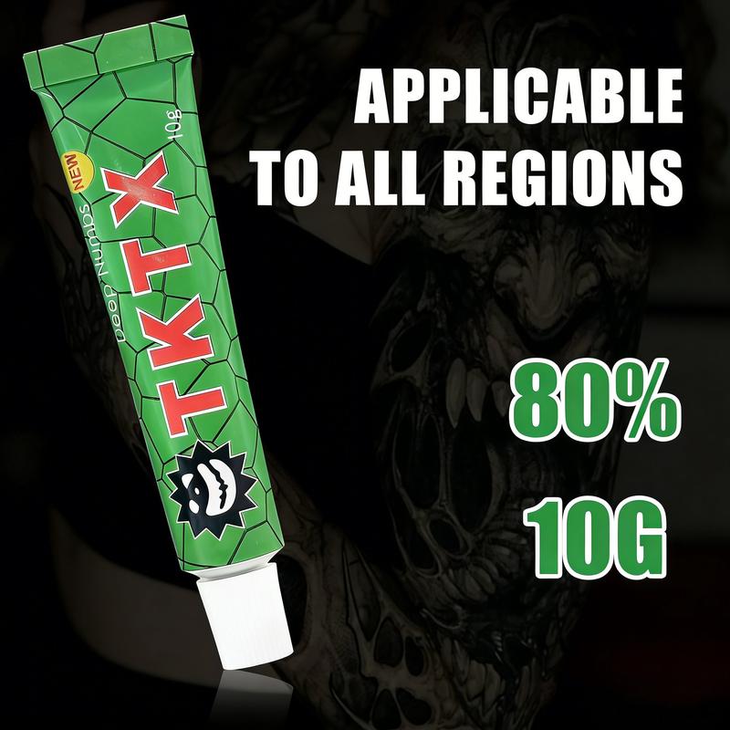 TKTX Tattooing Anesthetic Cream-Green 80% Upgrade Edition-Painless Tattooing-Efficient Anesthetic Formula to Realize Professional Tattooing Experience. TKTX Tattooing Anesthetic Cream-Green 80% Upgrade Edition-Painless Tattooing-Efficient Anesthetic Formula to Realize Professional Tattooing Experience.