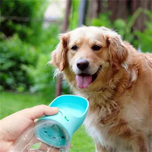 Eco-Friendly 2-in-1 Pet Water Bottle & Bowl for Travel