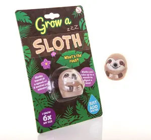 Boxer Gifts Water Growing Sloth Toy – Grow Your Own - Stocking Stuffers Kids & Adults -Fun Pass The Parcel Gifts & Bingo Items