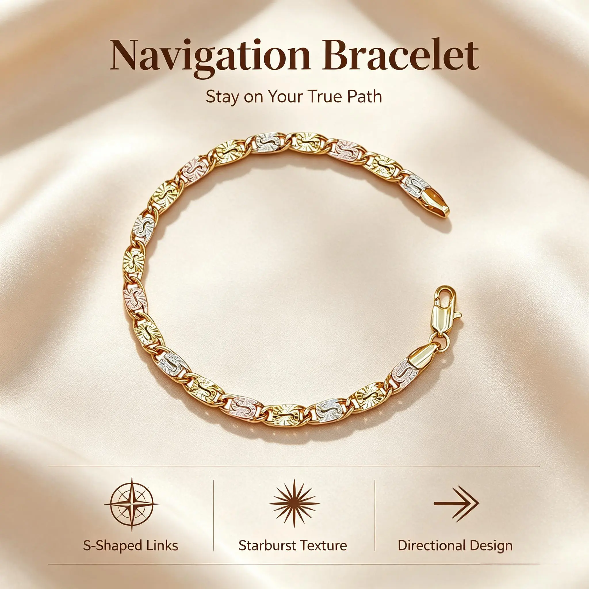 14K Gold Plated Waterproof Women's Bracelet Sets - Trendy Thin Dainty Stackable Cuban Link Paperclip Chain, Hypoallergenic Female Jewelry, Gifts for Women, Everyday Wear Minimalist Costume Accessories