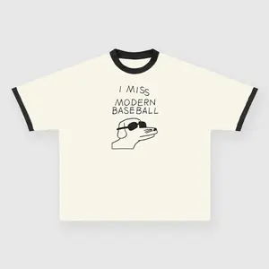 I Miss Modern Baseball Custom Printed T-Shirt I Miss Modern Baseball Custom Printed T-Shirt
