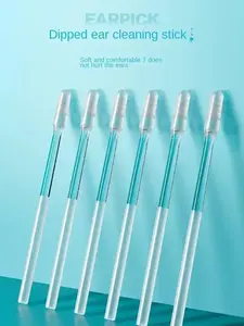 Ear Wax Removal Sticks, Soft Safe Ear Cleaner Tool for Adults, Painless Disposable Ear Pick Remover, Easy to Use Earwax Fixing Sticks for Home Office Travel On-the-Go, Gentle Insert Rotate Clean Design for Ear Hygiene