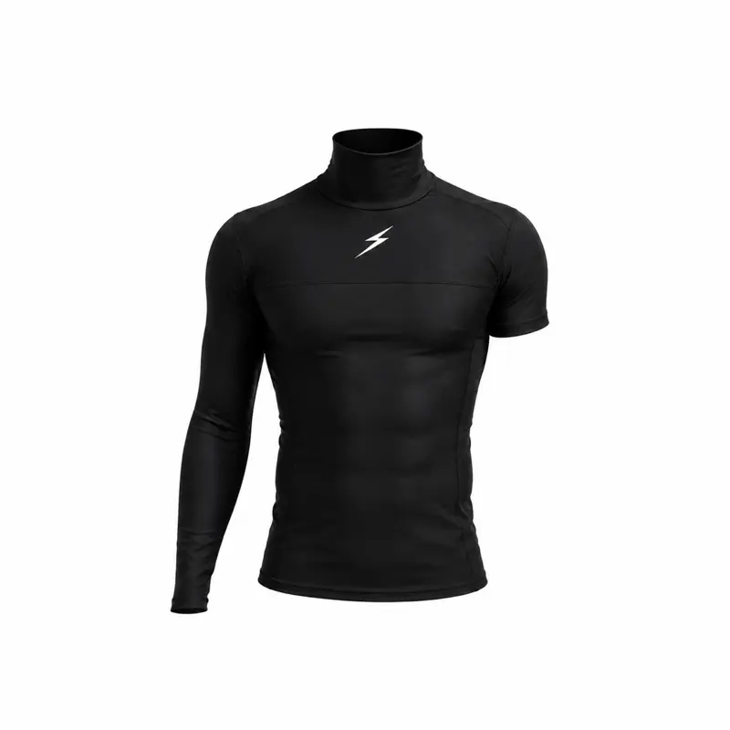 DRVN Single Right Sleeve Turtleneck Compression Shirt