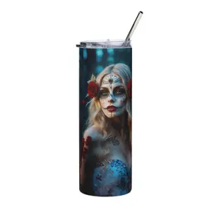 Alice’s Enchanted Ofrenda in Wonderland Stainless Steel Tumbler