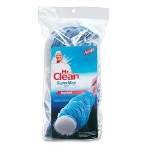 212 MAIN Traditional Cotton Supermop with Magic Eraser Refill Head, Blue, Easy-Cleaning Home Care Cleaning Supply